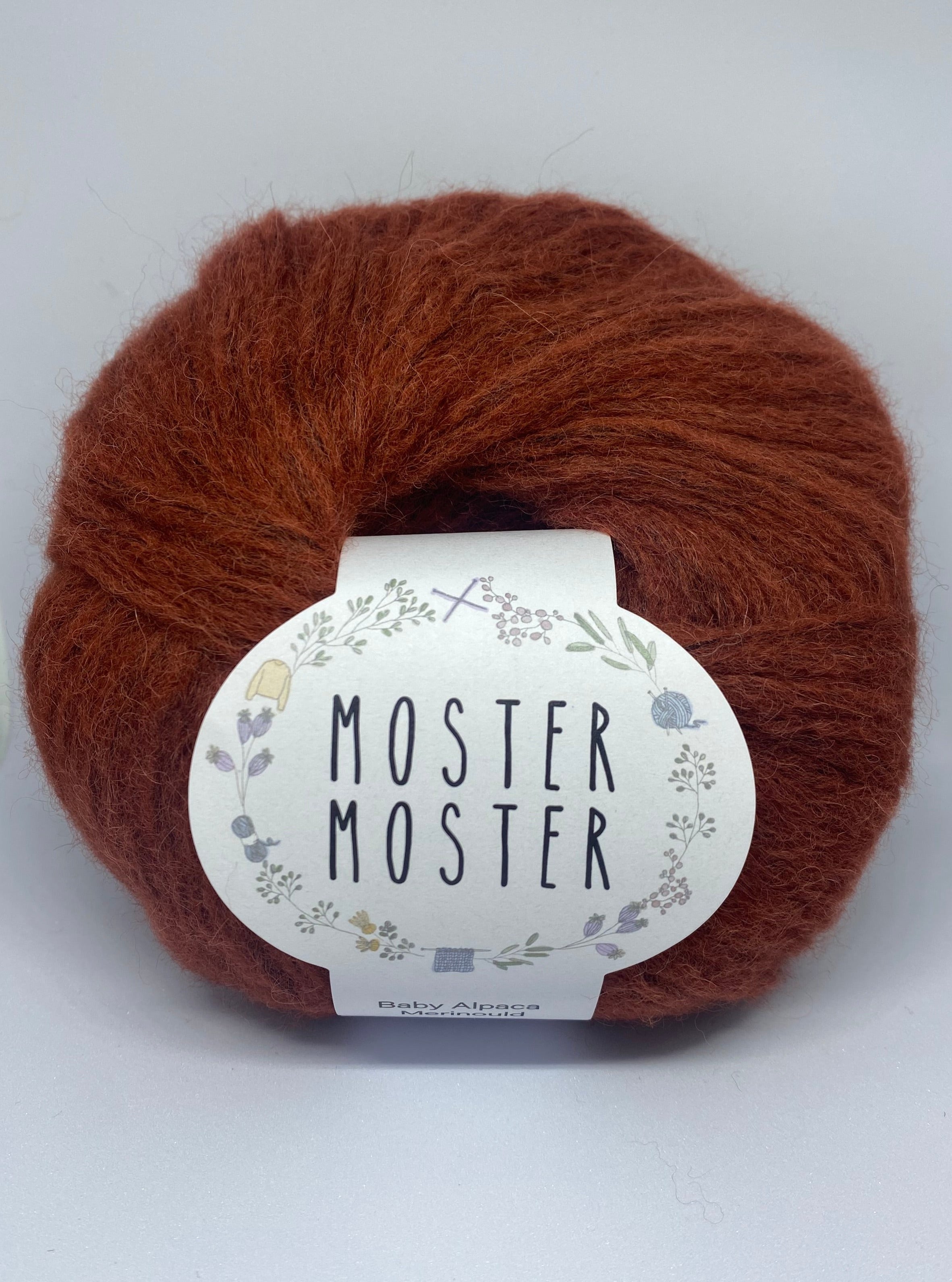 BURNT ORANGE (BABY ALPACA MERINOWOOL)